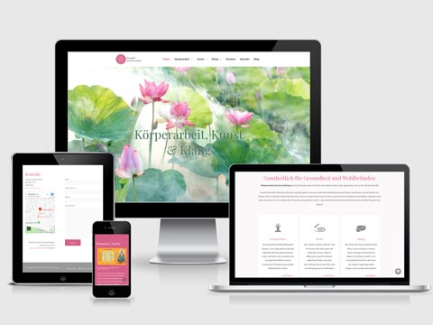 Webdesign-Projekt Yoga